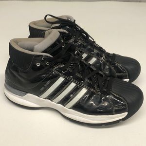 adidas black and white high top sneakers